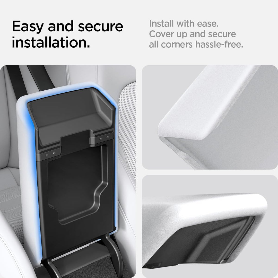 Spigen Tesla Model Y Juniper 2026 Standard & Model 3 Highland 2026 Mittelarmlehne Abdeckung, Armlehn