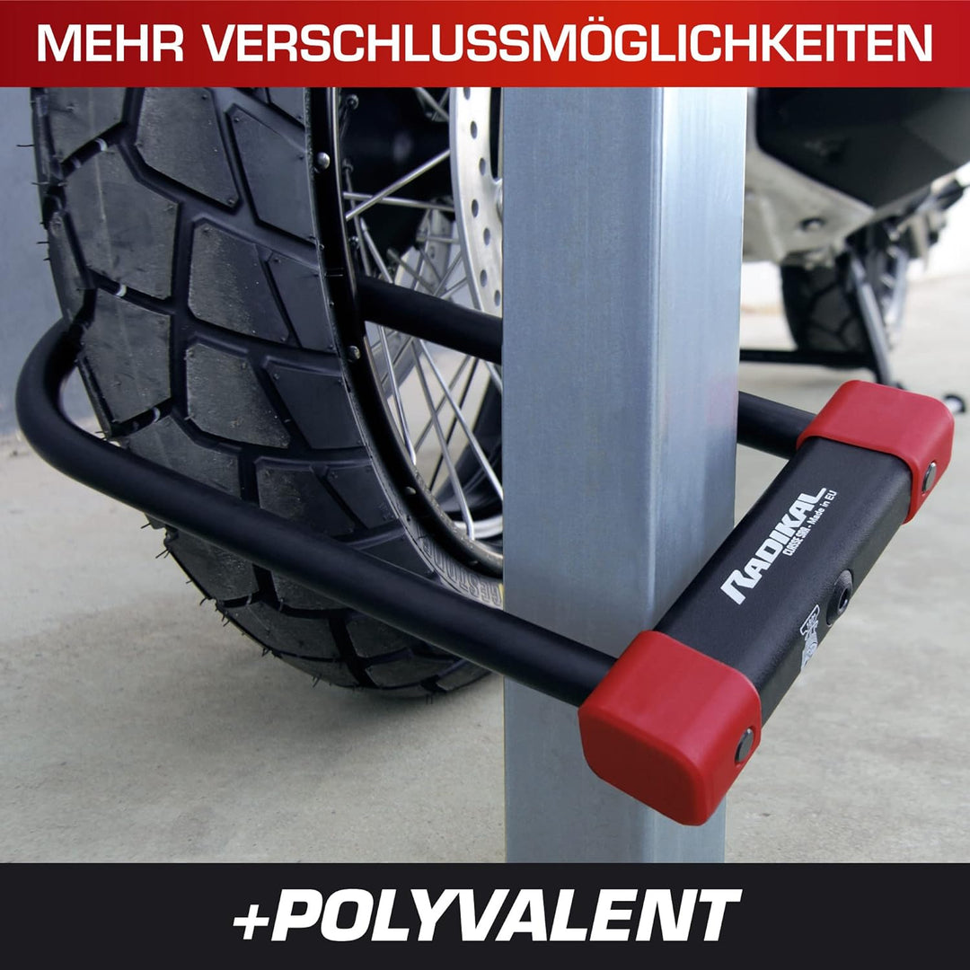 RADIKAL RK120310 Bügelschloss mit CLASSE SRA Zulassung, Durchmesser 18mm 120x310, 120x310