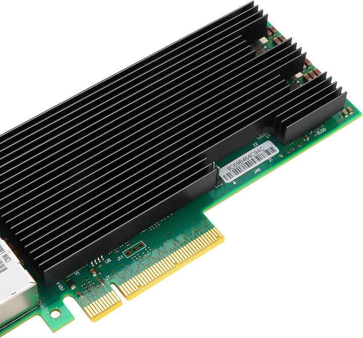 Euqvos PCIe Ethernet-Netzwerkkarte für Intel X710-T4 XL710BM1 Chipsatz PCIe 3.0 X8 10 GB 4 Port RJ45