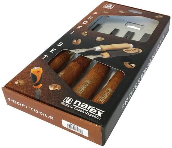 Stechbeitel Set 4 teilig (8/10/16/32 mm) in Premium Qualität