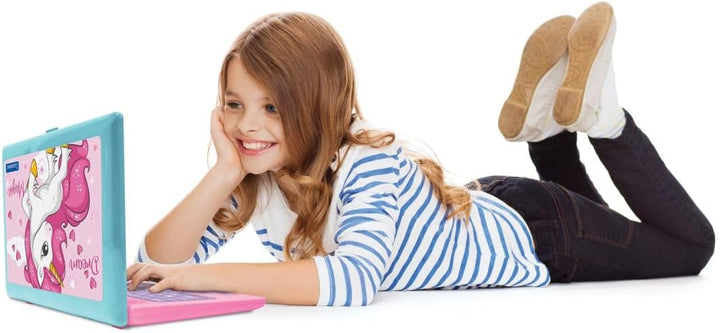 Lexibook, Einhorn, Lernlaptop mit 164 Aktivitäten, Englisch/Deutsch, JC598UNIi3 Unicorn, Unicorn