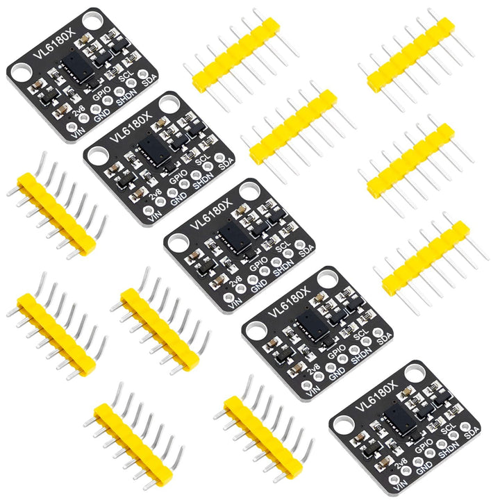 AZDelivery 5 x VL6180X Hochpräzisions Entfernungsmesser Optisches Entfernung Sensormodul mit Proximi