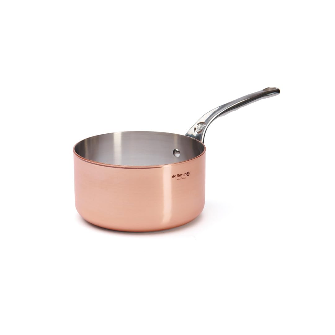 De Buyer - 6406.18 - Kasserolle - 2 mm stark - 18cm, Braun