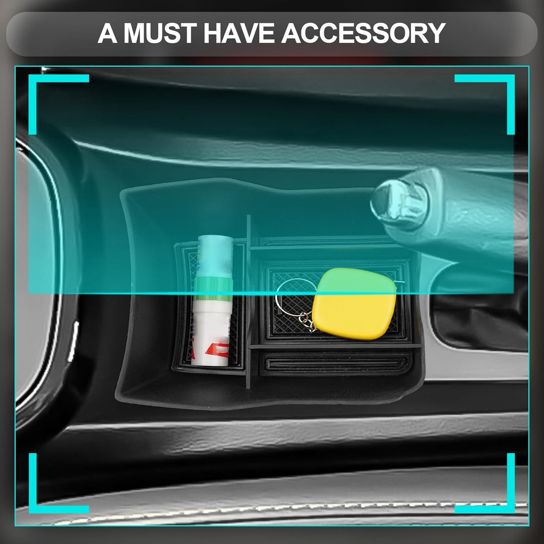 [3 Stück] CDEFG Kompatibel mit Dacia Spring Electric EV 2022 2023 Mittelkonsole Organizer Aufbewahru