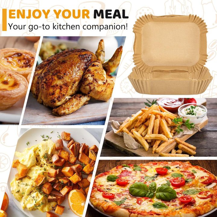 180 Stück Backpapier für Heissluftfritteuse Cosori 10l, Airfryer Backpapier Heissluftfritteuse für C