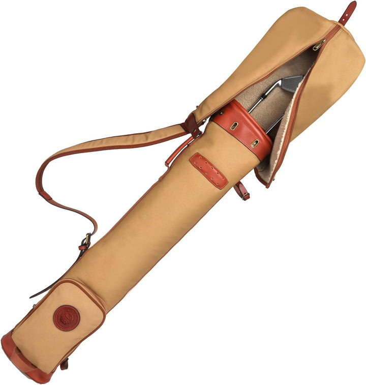 Tourbon Wasserdichte Canvas Golf Club Reisetasche mit weich gepolstertem Schultergurt