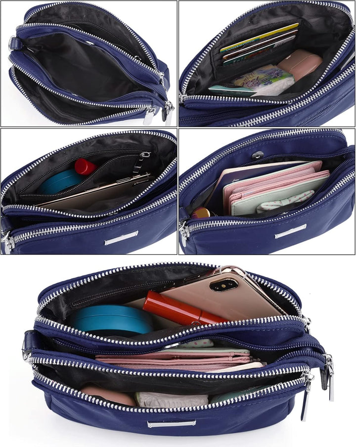 Bauchtasche Hüfttasche UTO für Herren und Damen wasserdichte Nylon Mode Schlanke, leichte Waist Pack