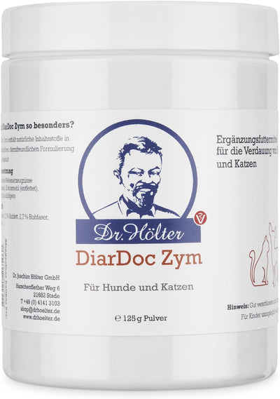 Dr. Hölter DiarDoc Zym Pankreasenzyme, Verdauungsenzyme für Hunde bei Darmprobleme und bei Futterunv