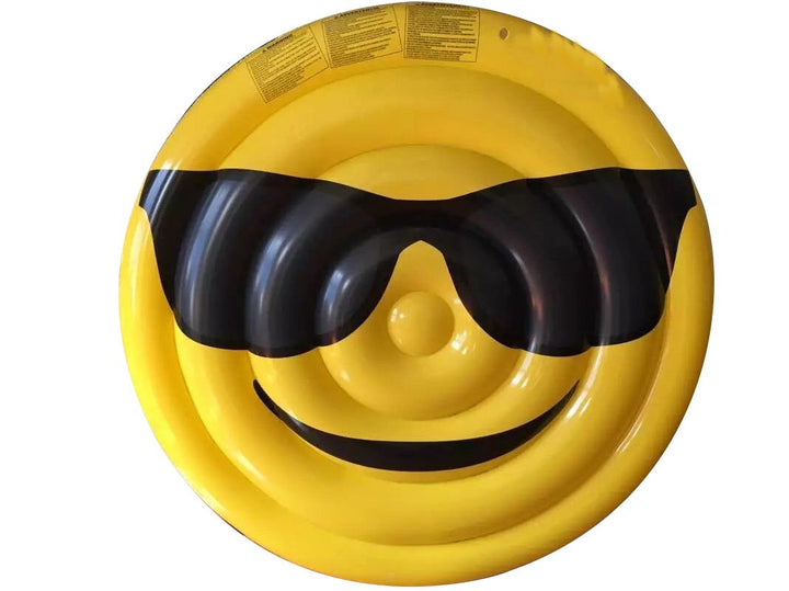 Linea Garden Friend Aufblasbare Matratze Face Sonnenbrille Ø 155 cm