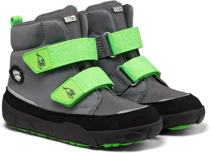 Affenzahn Winterstiefel Vegan Comfy warm gefüttert, wasserdicht mit Kletterverschlüssen, Grösse 21-3