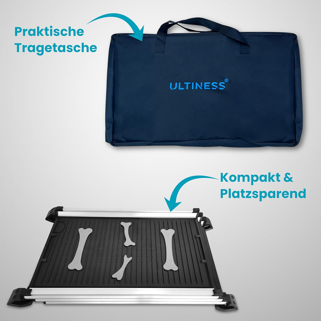 Teleskop-Hunderampe Auto-Hunderampe Hundeautorampe Auto-Kofferraumrampe für Haustiere, Autos, LKWs u