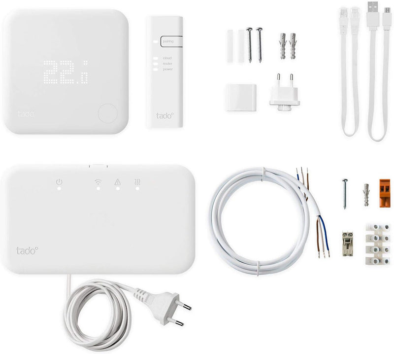 tado° smart home Thermostat (Funk) - Wifi Starter Kit V3+ - digitale Heizungssteuerung per App für B