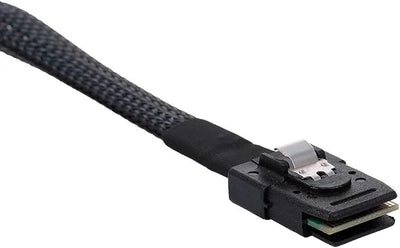 NFHK Internal 36 Pin Mini SAS SFF-8087 Host to 4 SFF-8482 Target SAS Hard Disk and SATA Power Cable