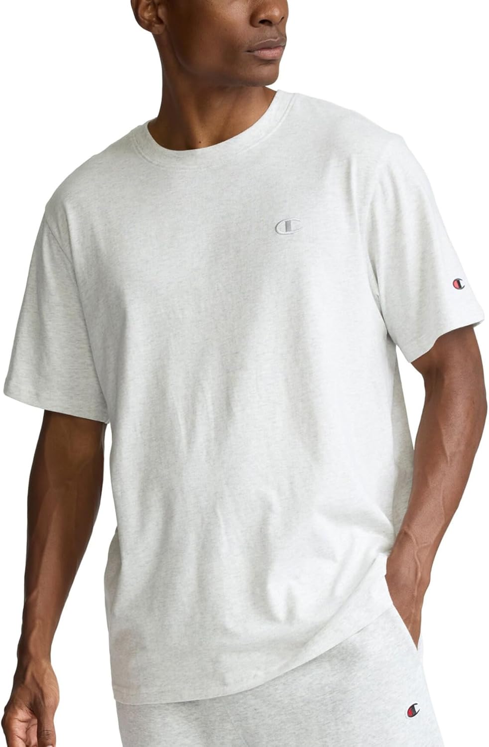 Champion Unisex Klassisches Jersey T-Shirt Hemd S Oxford-grau, S Oxford-grau