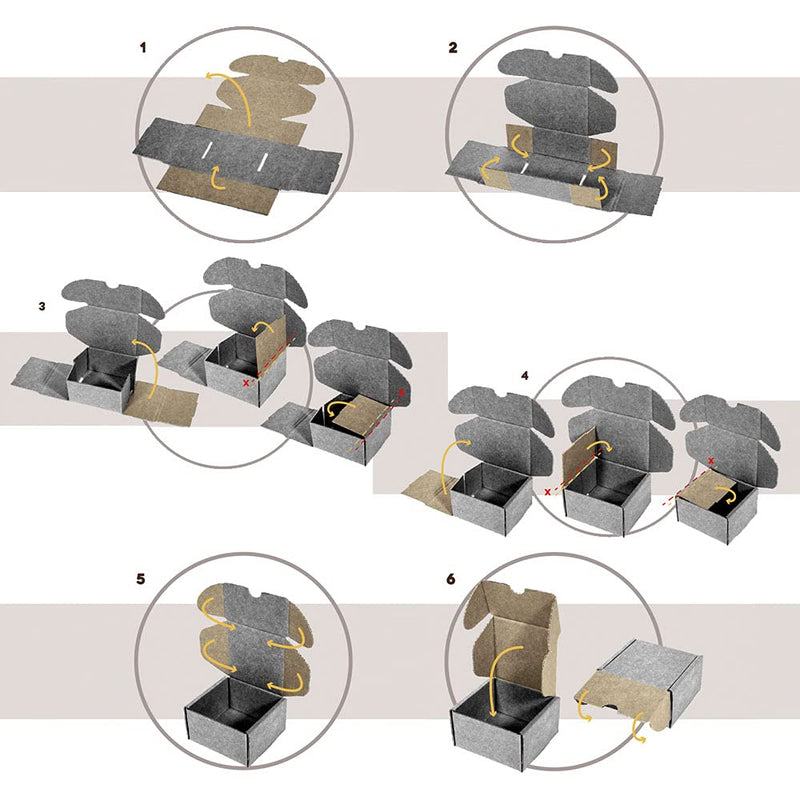 Only Boxes Karton aus Wellpappe, für Postversand, selbstaufbaubar, zur Aufbewahrung, Grösse L, 31 x