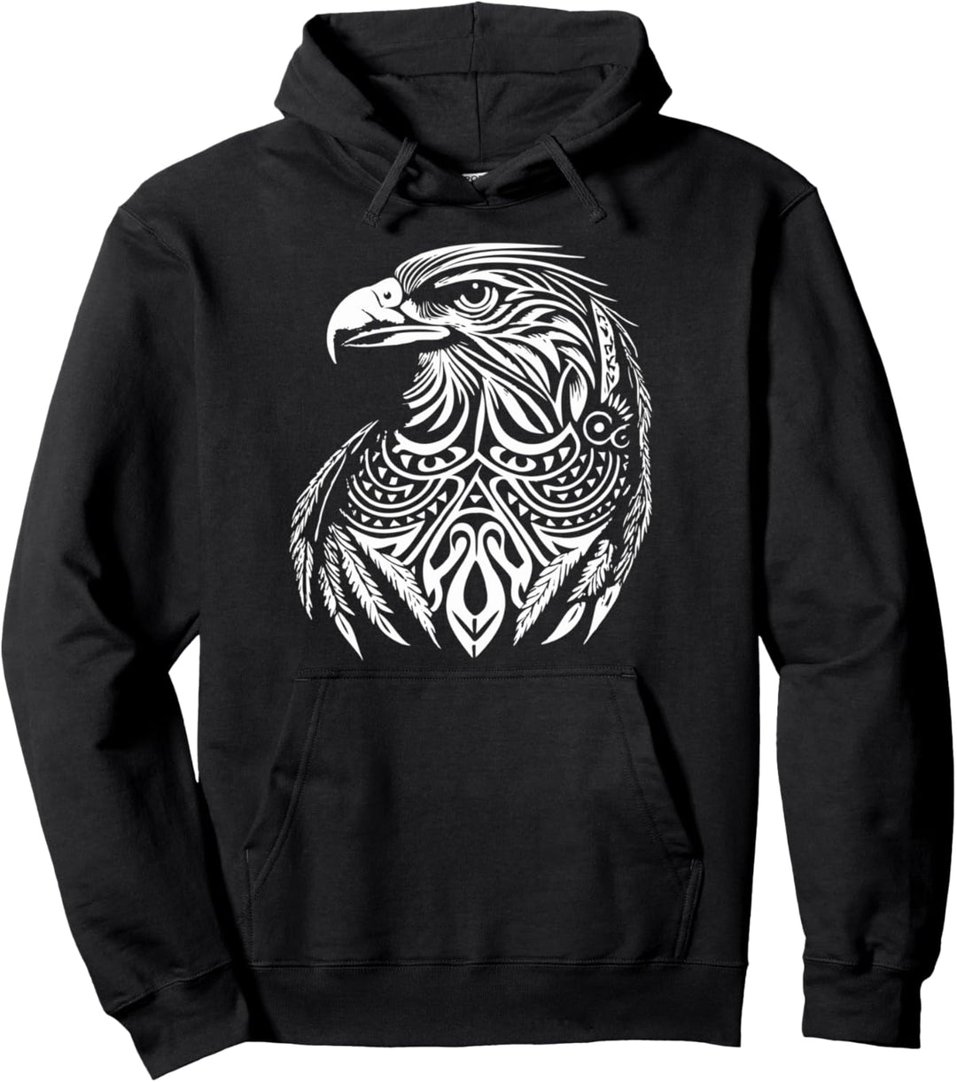 Adler, Federn, König der Luft, Geisttier, Vogel, Freiheit Pullover Hoodie