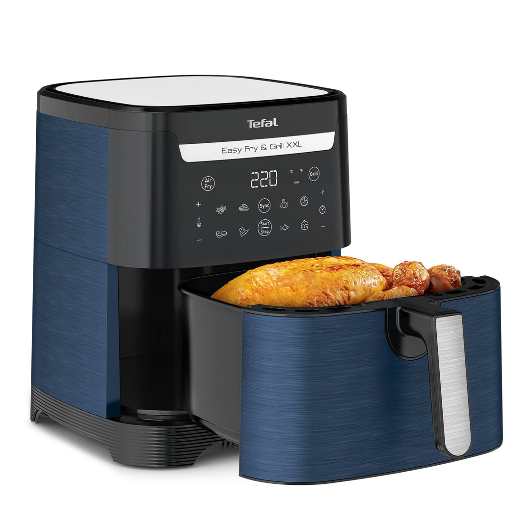 Tefal EY8014 Easy Fry &amp; Grill XXL Heissluftfritteuse, 6,5 L Fassungsvermögen, 2-in-1 Technologie, ze