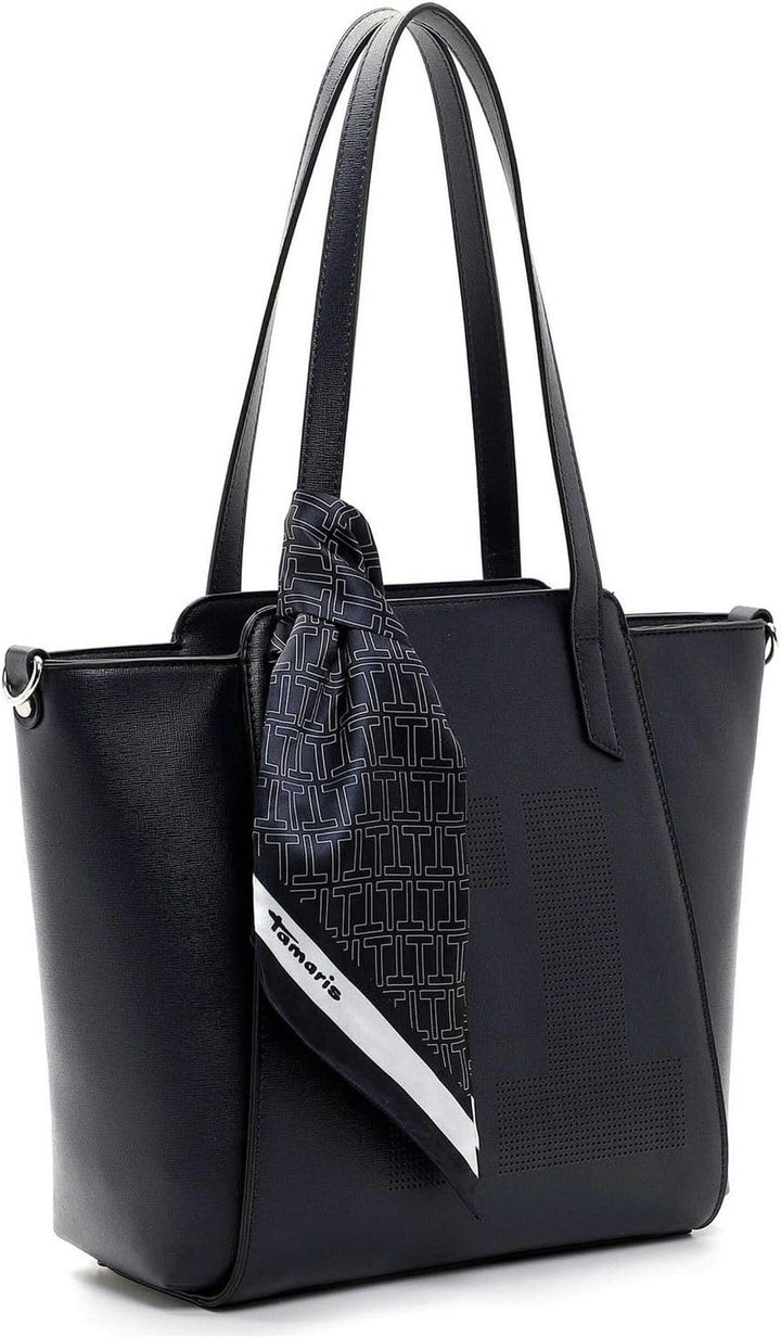 Tamaris Shopper Lana 32041 Damen Handtaschen Uni Einheitsgrösse Blue 500, Einheitsgrösse Blue 500