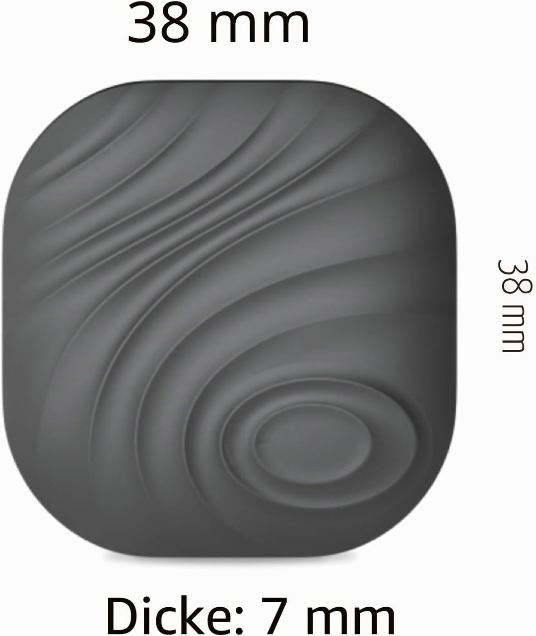 Nutale Air Schlüsselfinder Tag Kaffee - Only IOS - 4PCS Schlüssel Finden mit Bluetooth Finder Tracke