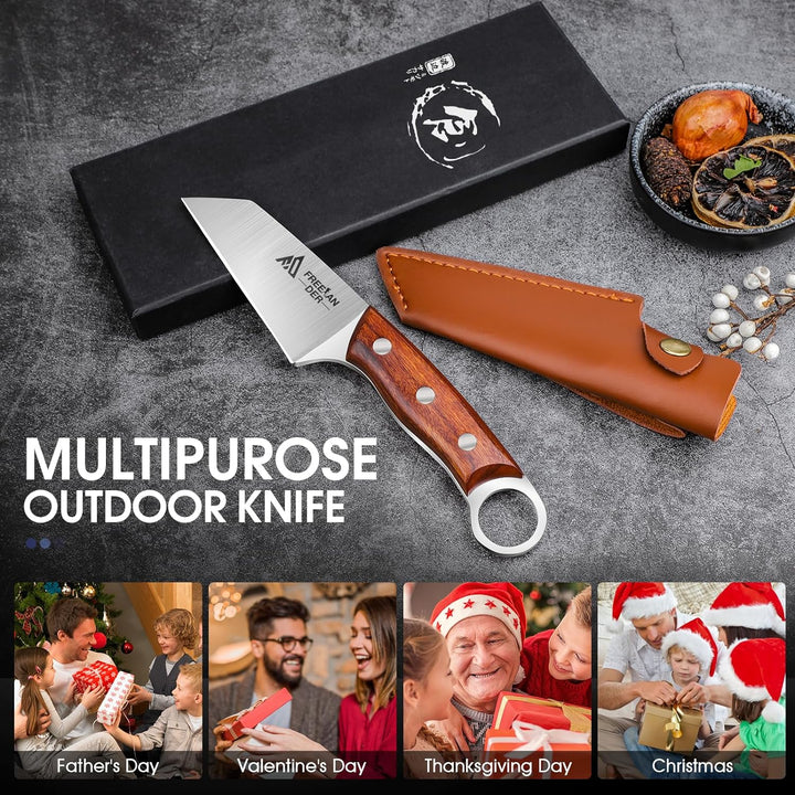 Freelander Scharfes Ausbeinmesser Küchenmesser Fleischmesser, Profi Japanisches Messer Kochmesser Ha