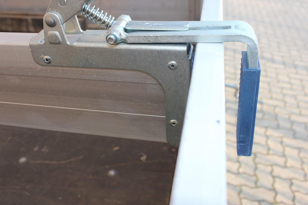 Zwischenwandverschluss für Curtainsider & Anhänger – Robustes Aluminium, Zurrkraft 400 daN, Klemmbre