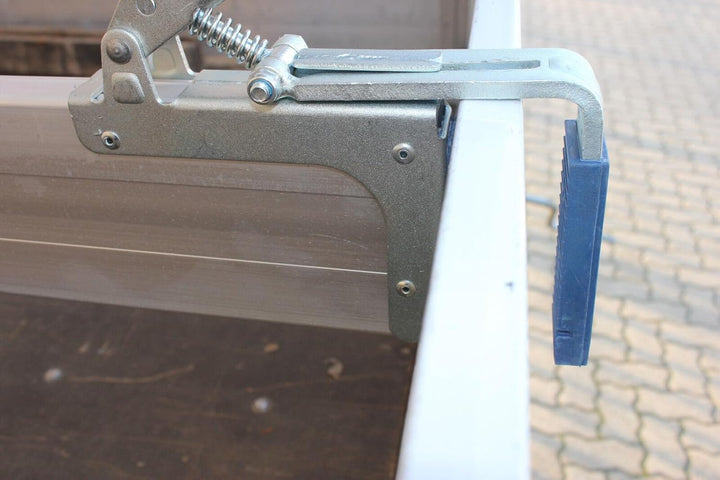 Zwischenwandverschluss für Curtainsider & Anhänger – Robustes Aluminium, Zurrkraft 400 daN, Klemmbre