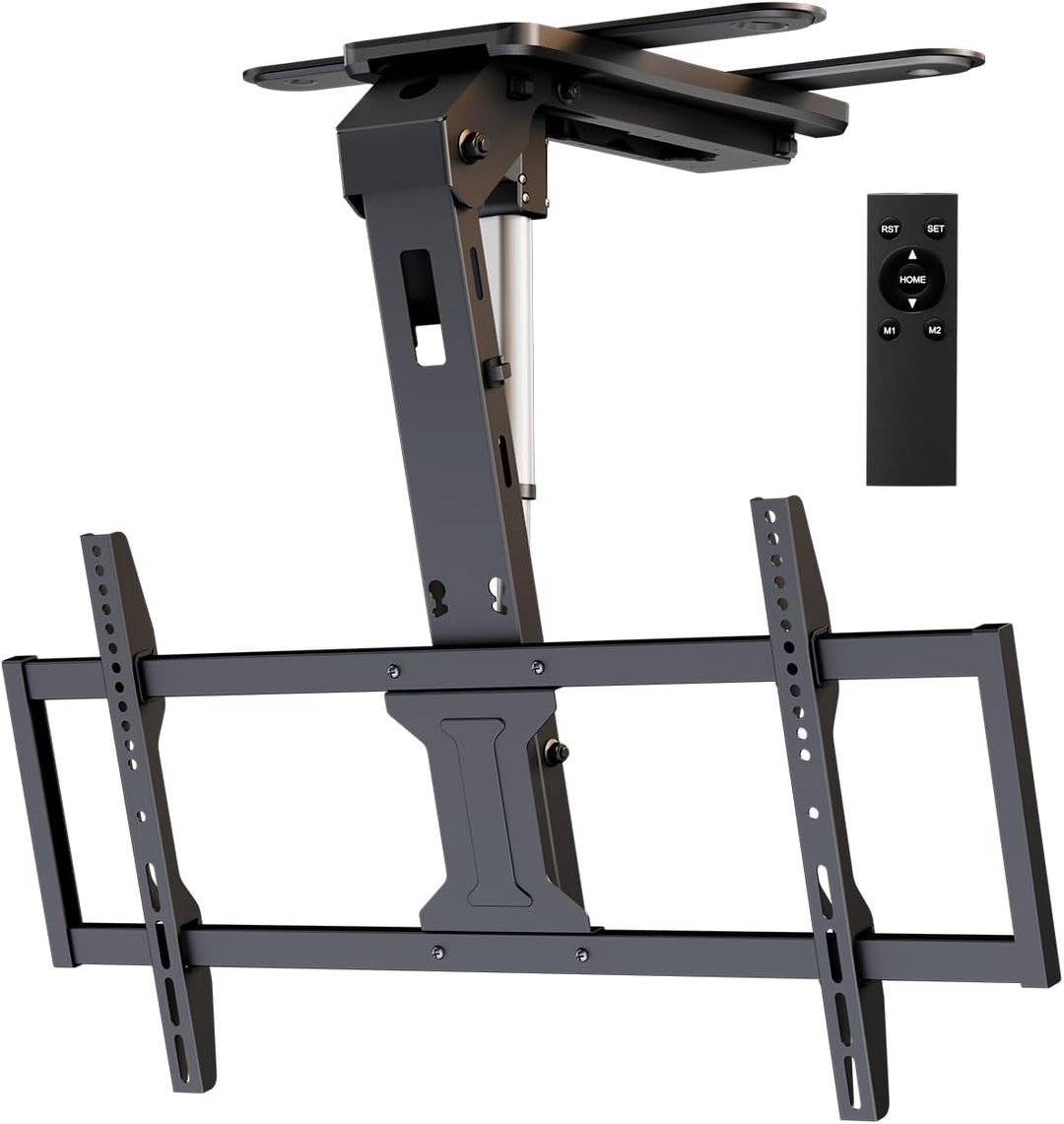 TV-Deckenhalterung Elektrisch für 37-86 Zoll - TV Halterung Decke Elektrisch Klappbar, Neigbar, Mit