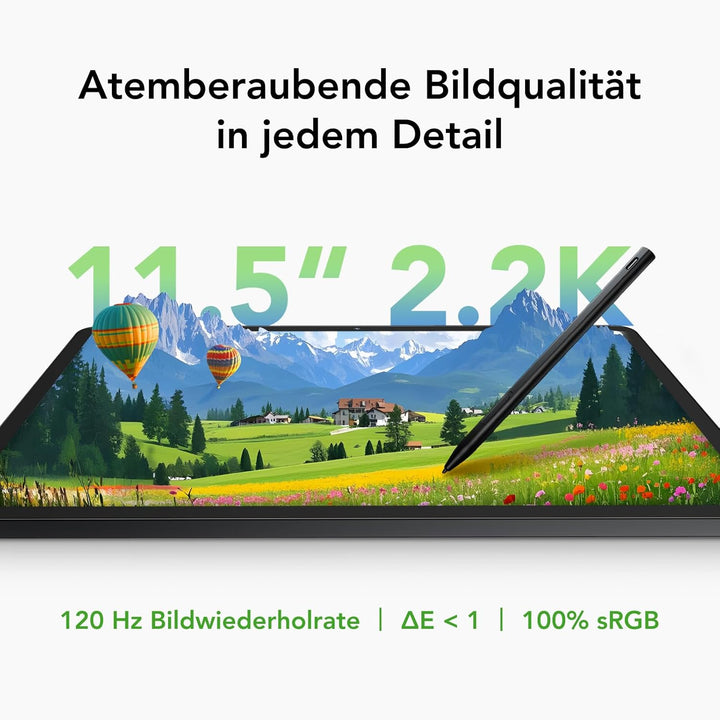 TCL NXTPAPER 11 Plus Tablet, 11,5" 2.2K NXTPAPER 4.0 Display, integrierte KI, 256 GB ROM, 8 GB + 8 G