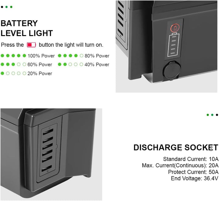 YOSE POWER Ebike Akku 48V 11.6Ah/14Ah SF-06S Batterie JCEB480-11.6 für 48V 250W / 350W /800W Motor p