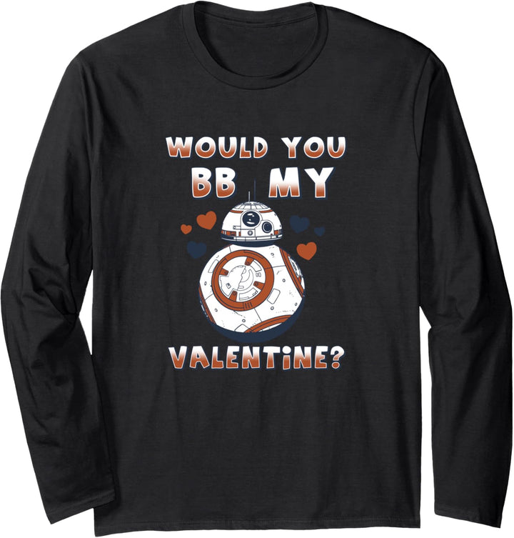 Star Wars Valentine's Day Would You BB Mine Langarmshirt