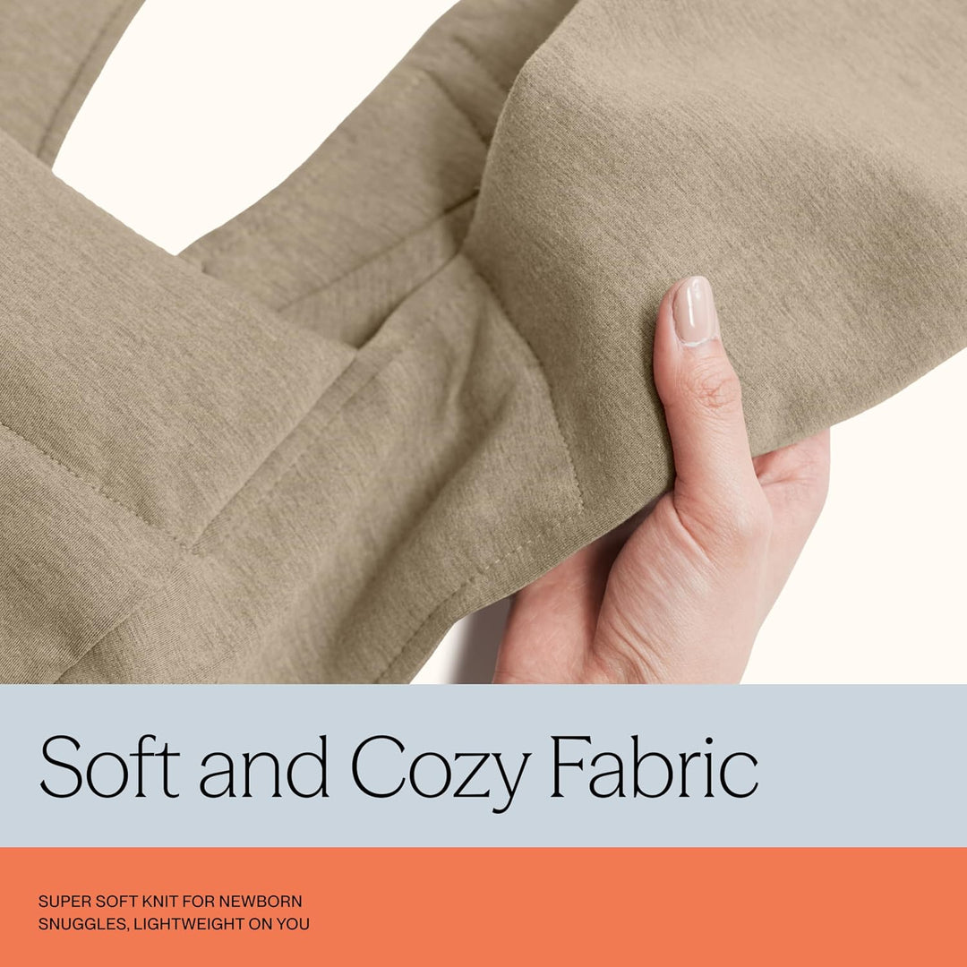 Ergobaby Embrace Babytrage für Neugeborene ab Geburt Extra Weich, Bauchtrage Baby Tragetasche Ergono