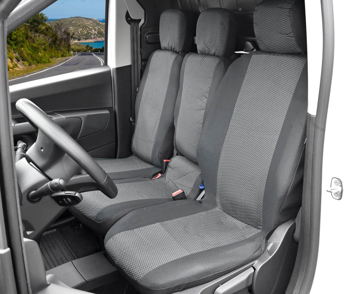 Z4L Stoff Sitzbezüge passgenau Hero Serie geeignet für Combo (ab 2019) Vorne (1 + 2 Sitze) - Autosit