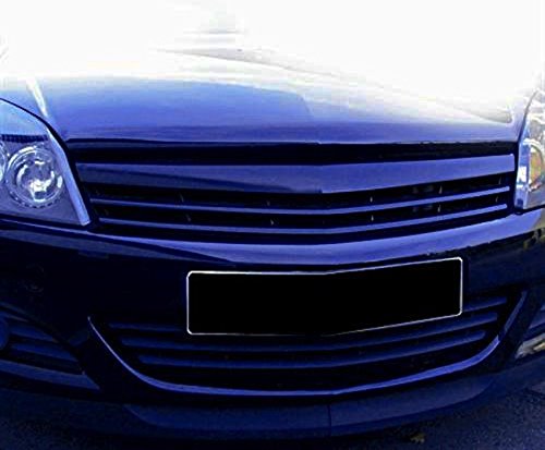 Kühler- Sport- Front- Rippen- Grill ohne Emblem Schwarz Eintragungsfrei