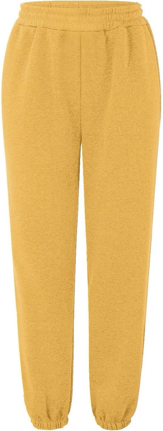 Damen-Jogginghose ohne Kordelzug, hohe Taille, Yogahose mit Taschen, ausgefallene Kleidung für Teena