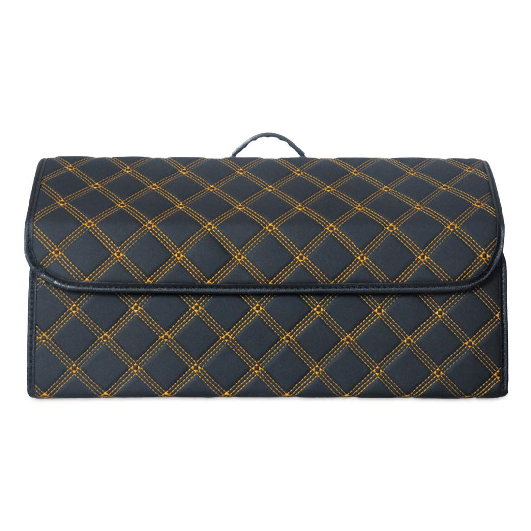 Ergocar Kofferraum Organizer Luxus-PU-Leder Aufbewahrungstasche Organizer Wasserdicht Faltbar Koffer
