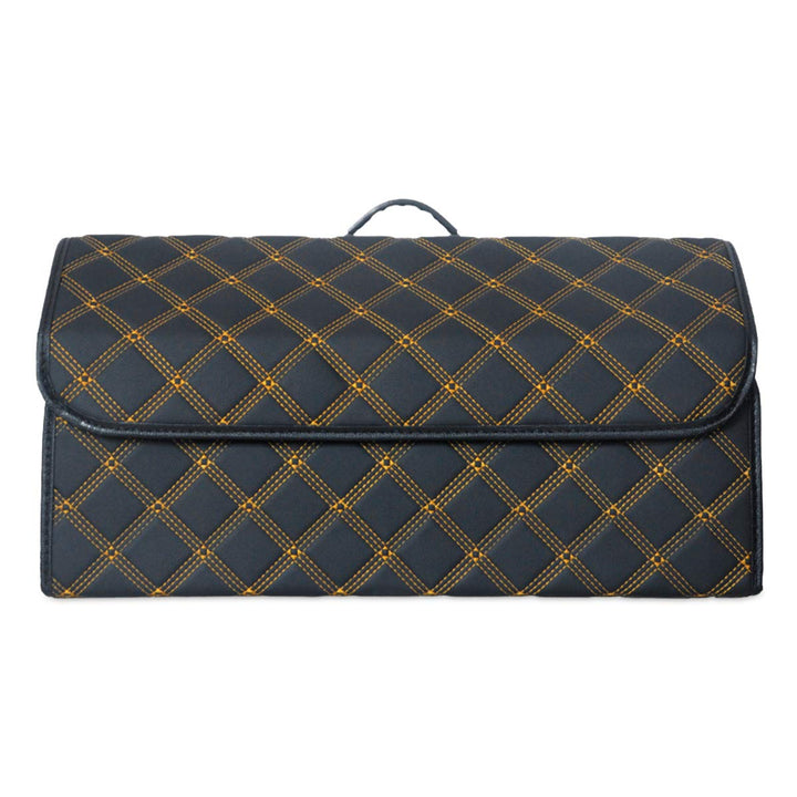 Ergocar Kofferraum Organizer Luxus-PU-Leder Aufbewahrungstasche Organizer Wasserdicht Faltbar Koffer