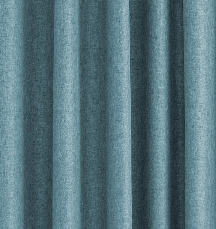 Homing blickdichter Vorhang mit Ösen blau (1Stück) 245 x 140 cm (HxB) 5638-76 Himmelblau, Himmelblau