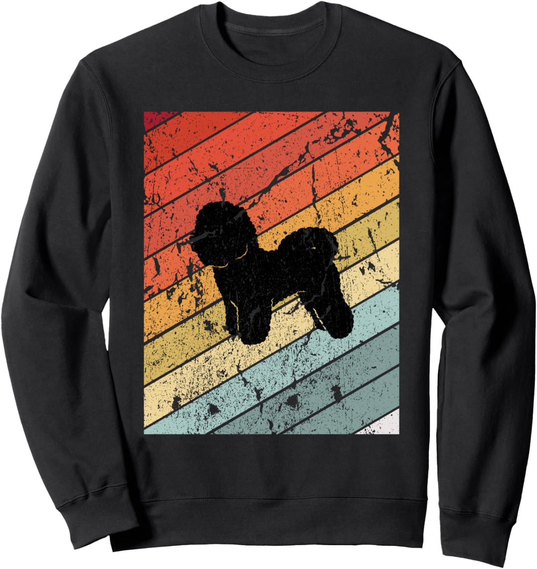 Retro Bichon Frise Hunde Geschenk Vintage Bichon Frise Sweatshirt