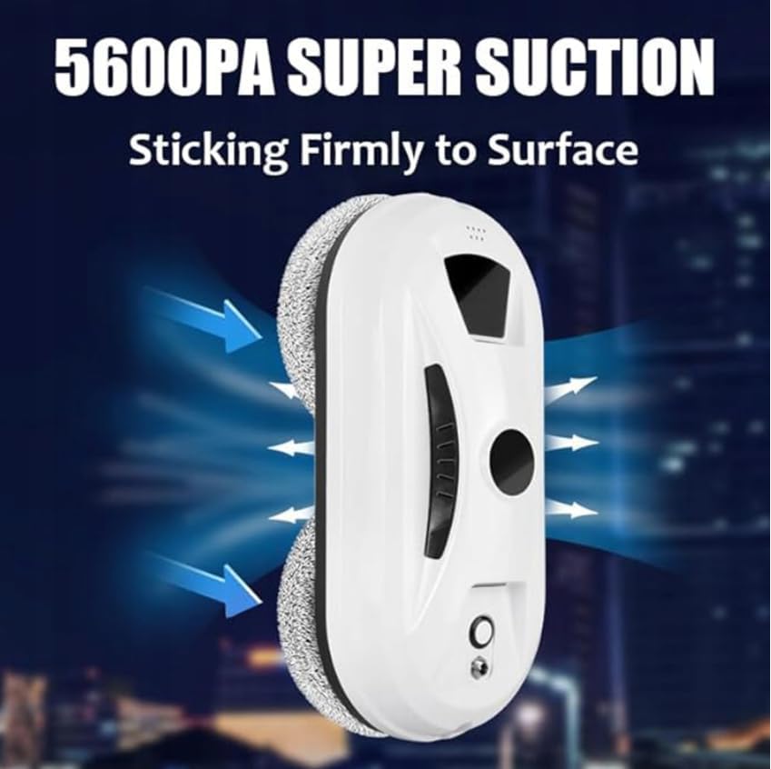 Hooha fensterputzroboter Mit Automatischem Wasserstrahl 5600Pa,Automatischer Fensterroboter Mit Fern