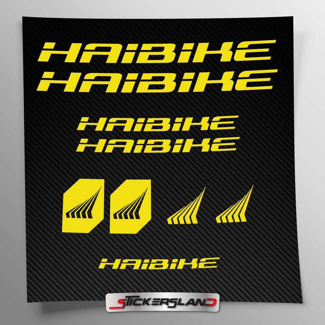 Aufkleber-Set kompatibel mit Rahmen MTB Mountainbike und Helm | Decals Aufkleber für Fahrrad Schrift