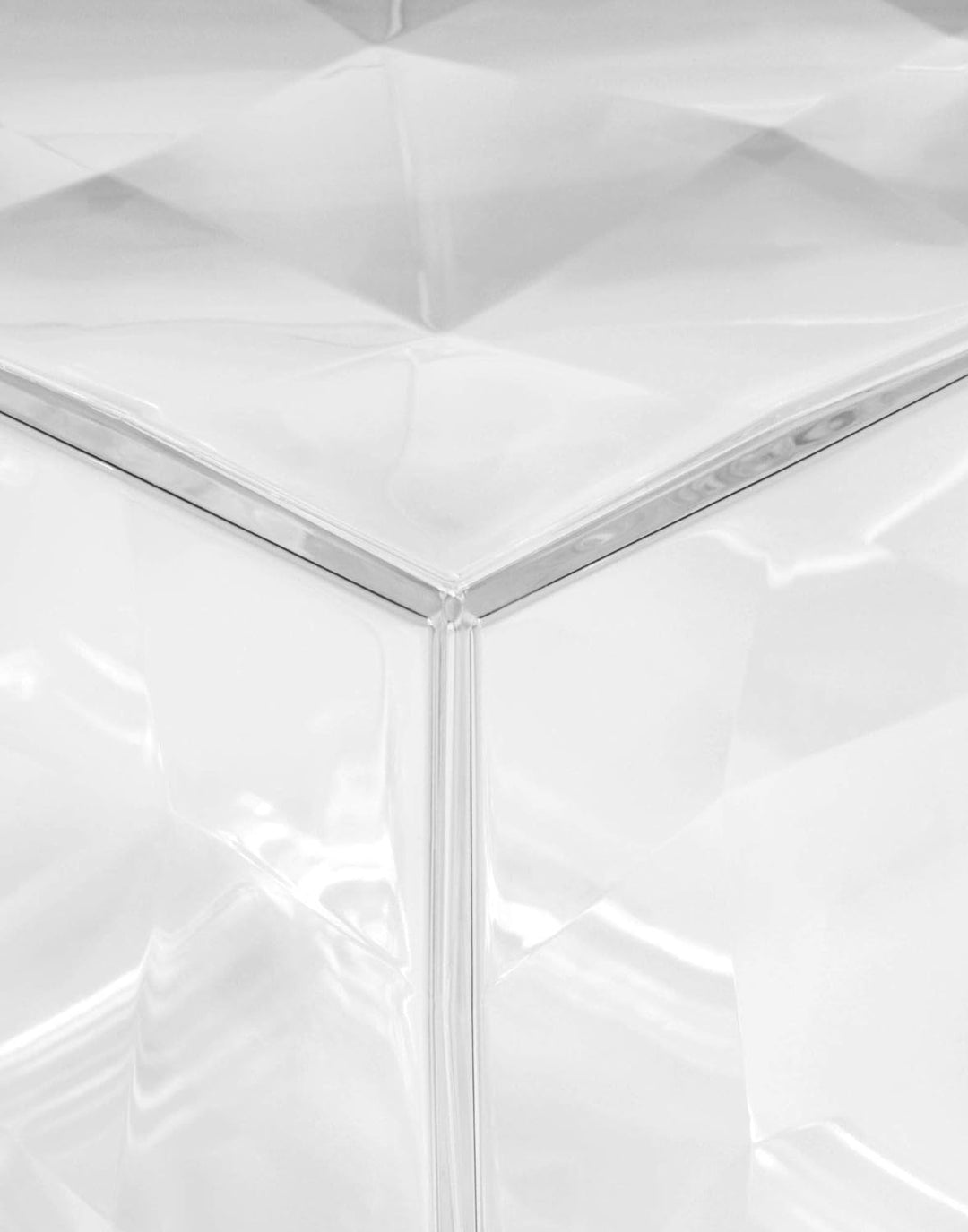 Kartell Optic, Crystal, 40 x 40 x 40 cm Senza anta Cristallo, Senza anta Cristallo