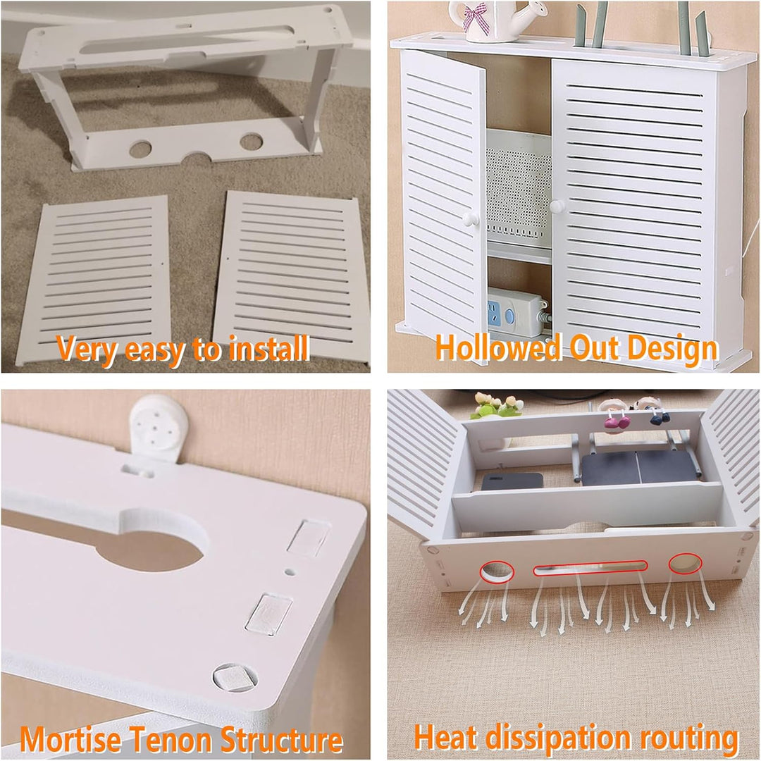 Wandbehang Router Verstecken Regal, Wand Router Aufbewahrungsbox, Router Box, Router Verstecken, Wan