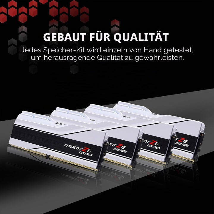 G.SKILL Trident Z5 Neo RGB Serie (AMD Expo) DDR5 RAM 64 GB (2 x 32 GB) 6000MT/s CL30-36-36-96 1,40 V