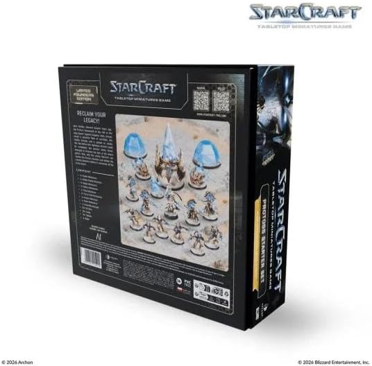 Archon Studio Brettspiel Starcraft - Tabletop Miniature Game - Protoss Starter Set - Founder&
