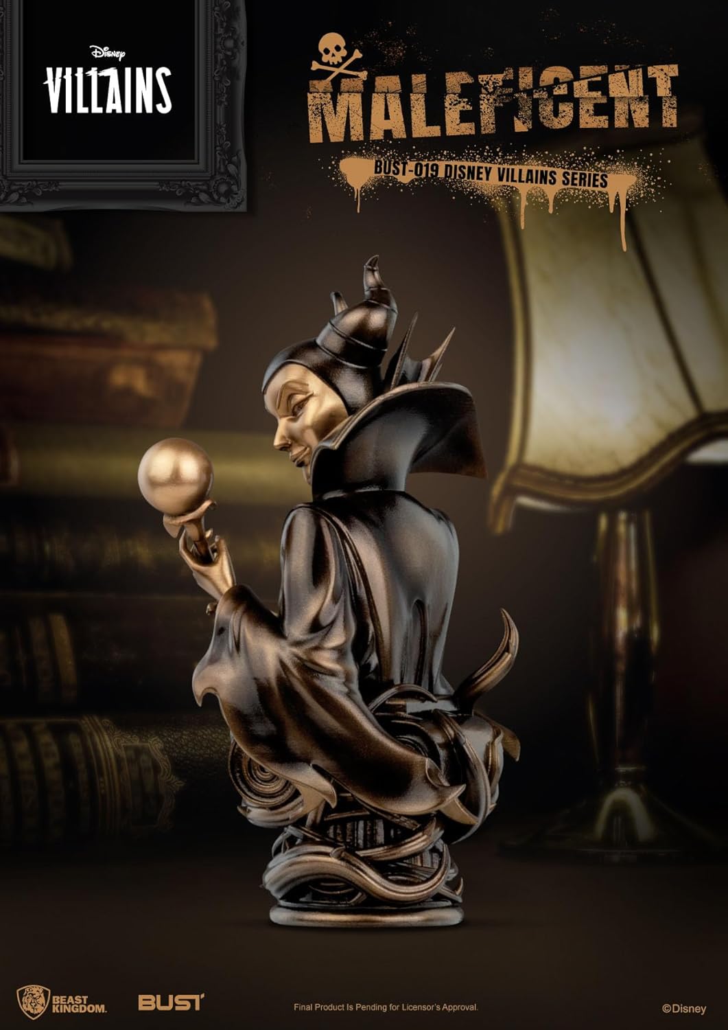Beast Kingdom Toys Disney Bösewichte Serie Buste PVC Maleficent 16 cm