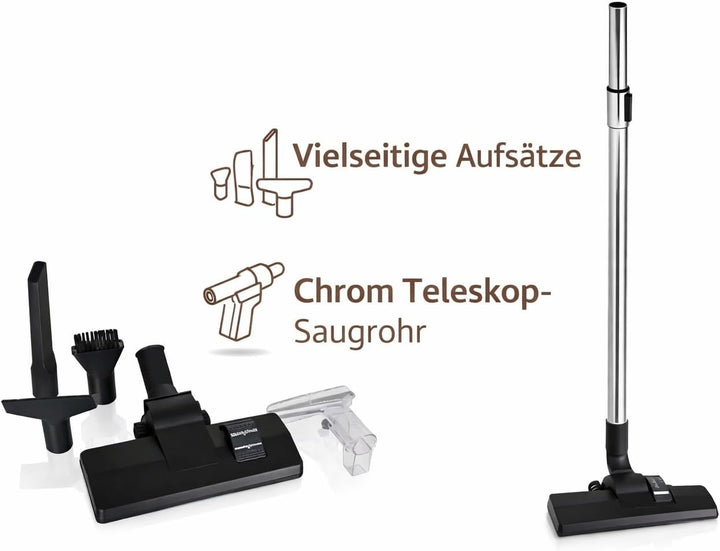 arnica Hydra Rain Pro - Waschsauger - 2400W - Wasserfilter HEPA13 - Nass Trocken Teppich Polster Har