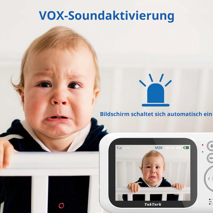 Babyphone mit Kamera, TakTark Babyfon mit Kamera 3.2&