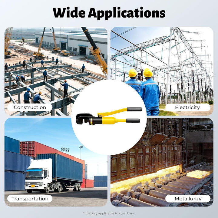 13 Ton Hydraulischer Bolzenschneider, 4-22mm Tragbar Stahlschneider, Hydraulischer Schneider Baustah