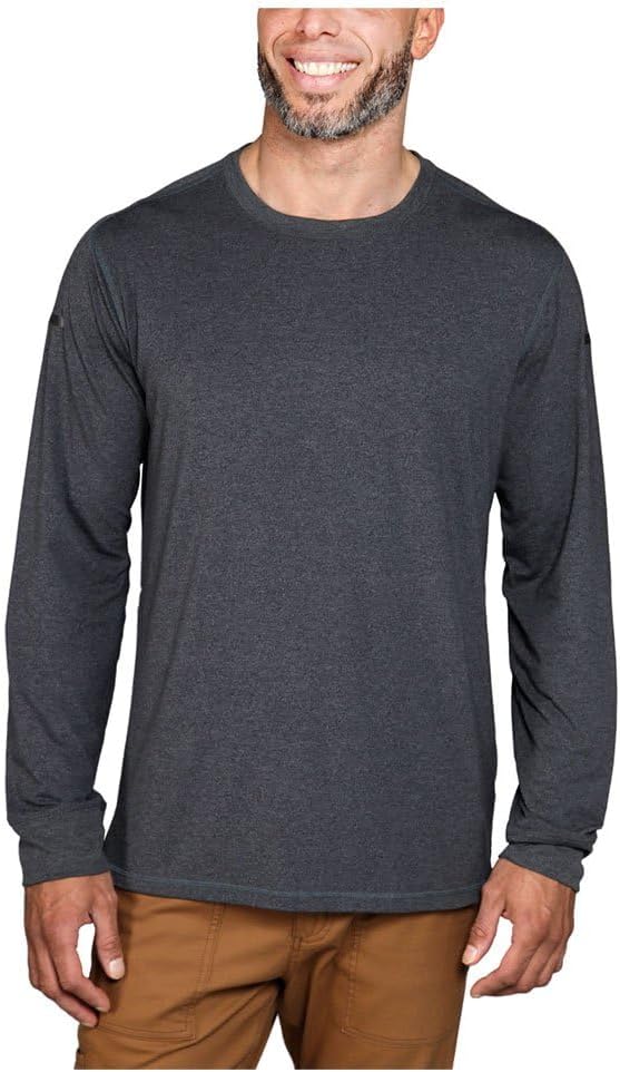 Carhartt Herren Lightweight Durable Relaxed Fit Long-Sleeve T-Shirt S Grau, S Grau