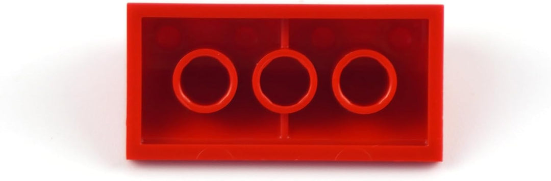 LEGO® 2x4 Dachsteine Schrägsteine Rot 100 Stück Haus Dach - Bausteine für kreative Konstruktionen -